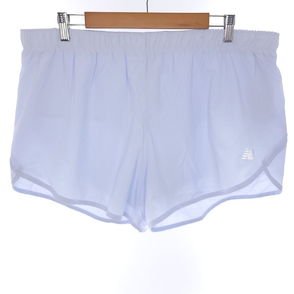 New Balance Dry Fast Drying Moisture Wicking Light Blue Womens Shorts XL